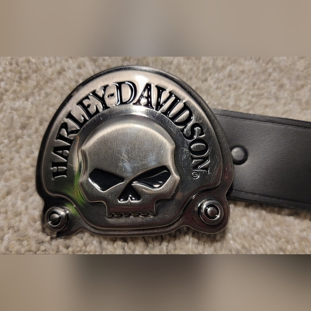 Vintage Harley Davidson leather belt
